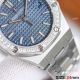 Swiss Replica Audemars Piguet Royal Oak Cal.5800 Watch 34mm Blue Diamond-set (4)_th.jpg